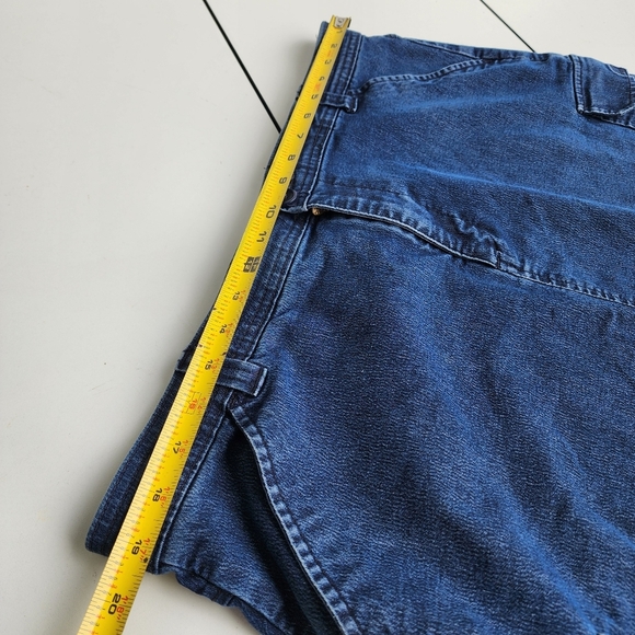 Riders by Lee Denim Jean Skirt Women's Blue Sz 18 Medium Cargo Pockets Stretch - Picture 4 of 9